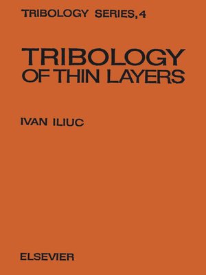 cover image of Tribology of Thin Layers